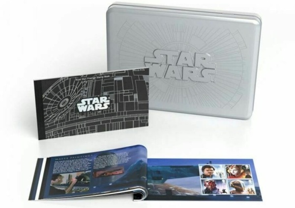 Star Wars Royal Mail 2017 Prestige Stamp Book Limited Edition in Metal Tin